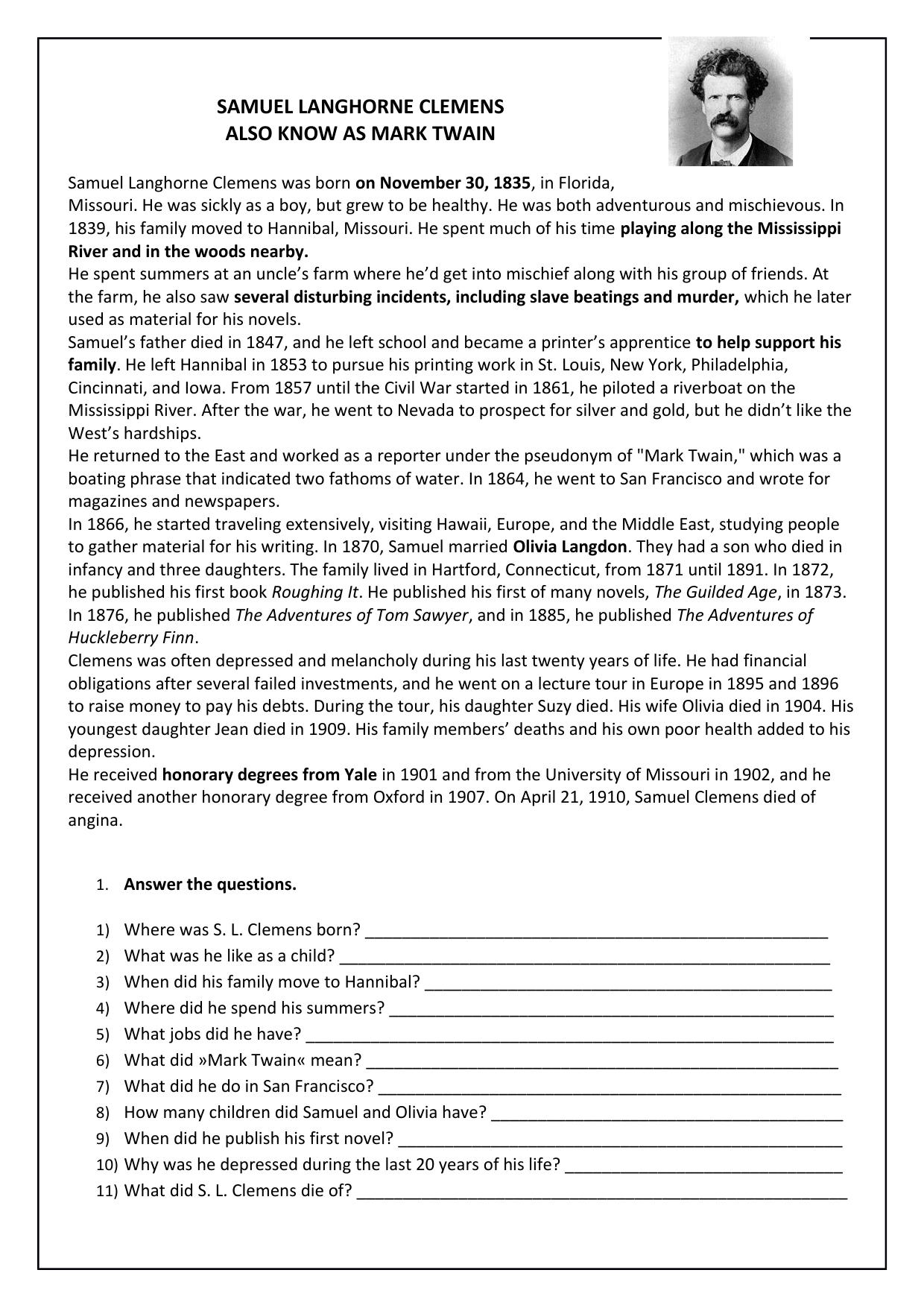 mark-twain-biography-and-exercises by Administrator