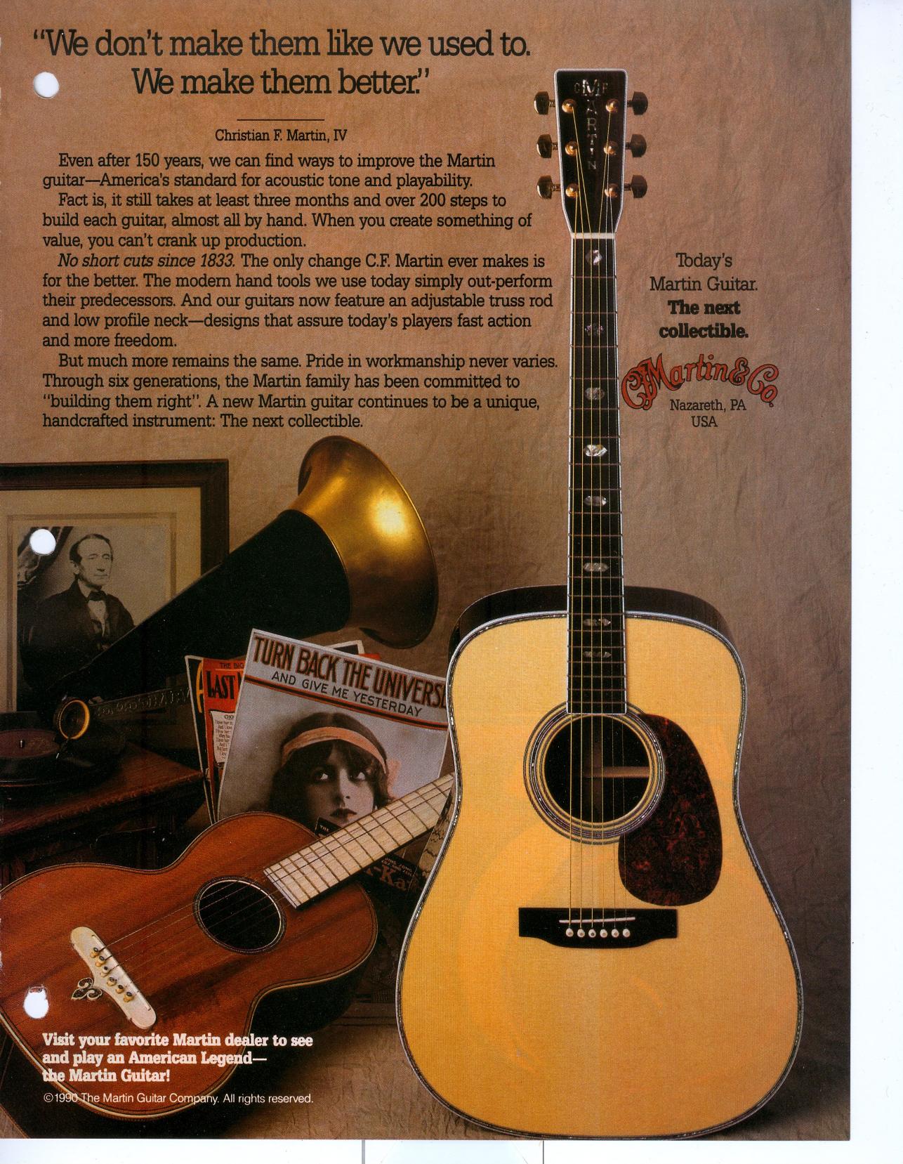 martin guitars by Unknown