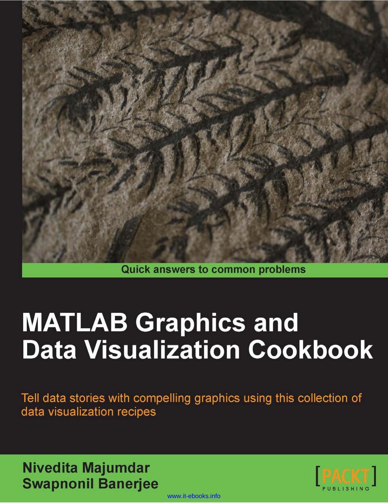 matlab graphics and data visualization cookbook by Unknown