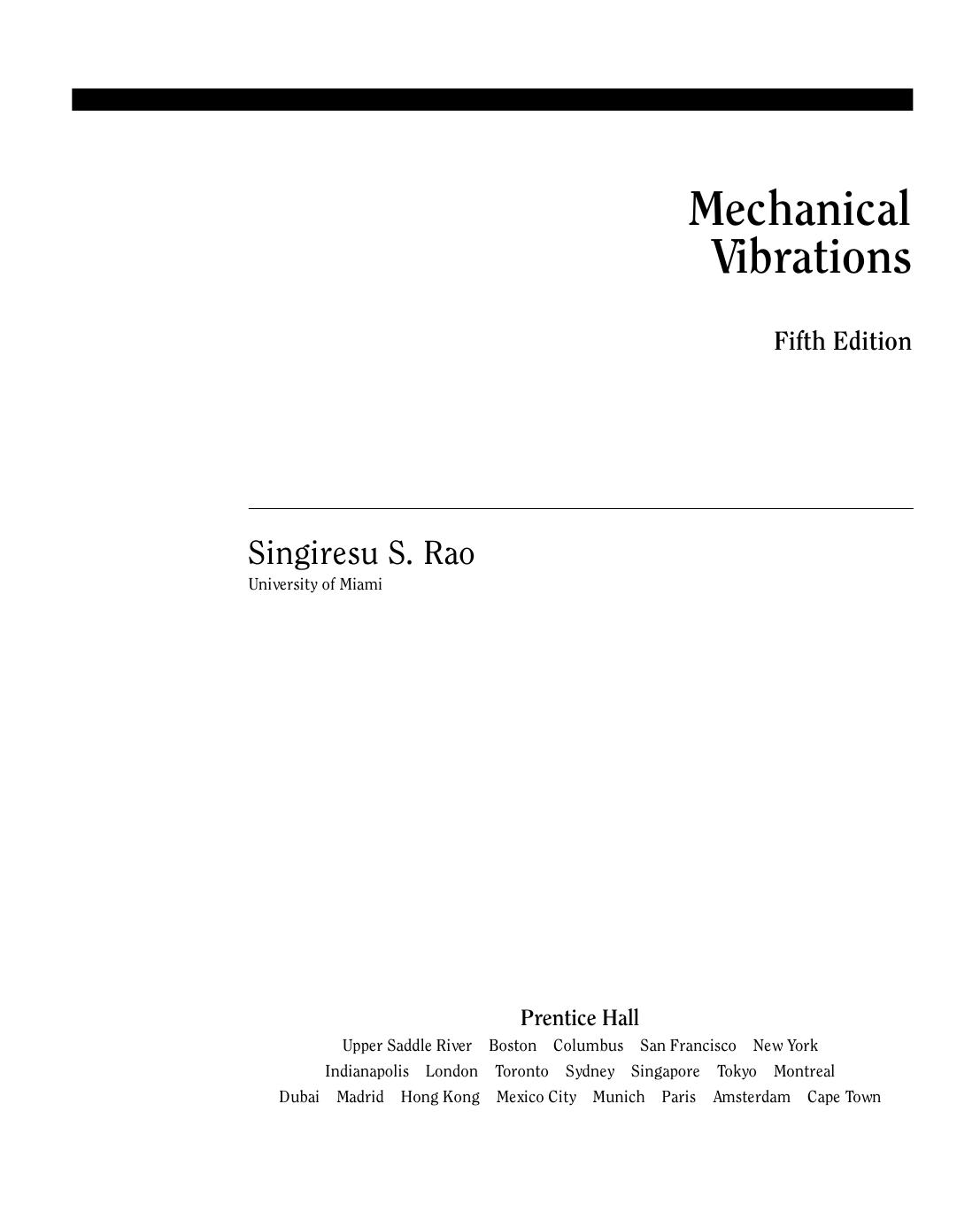 mechanical vibrations 5th-edition s-s-rao by Unknown