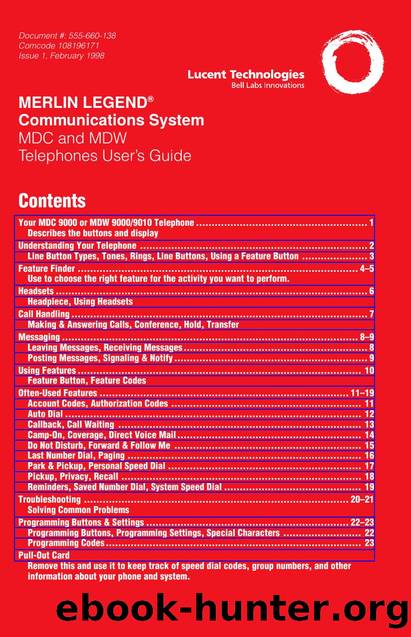 merlin legend MDC and MDW user guide by Unknown