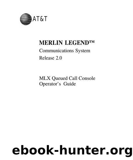 merlin legend R2 MLX queued call console oper guide by EDOC12