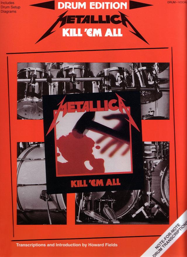 metallica kill 'em all drum book by Unknown