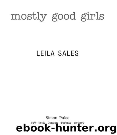 mostly good girls by Leila Sales