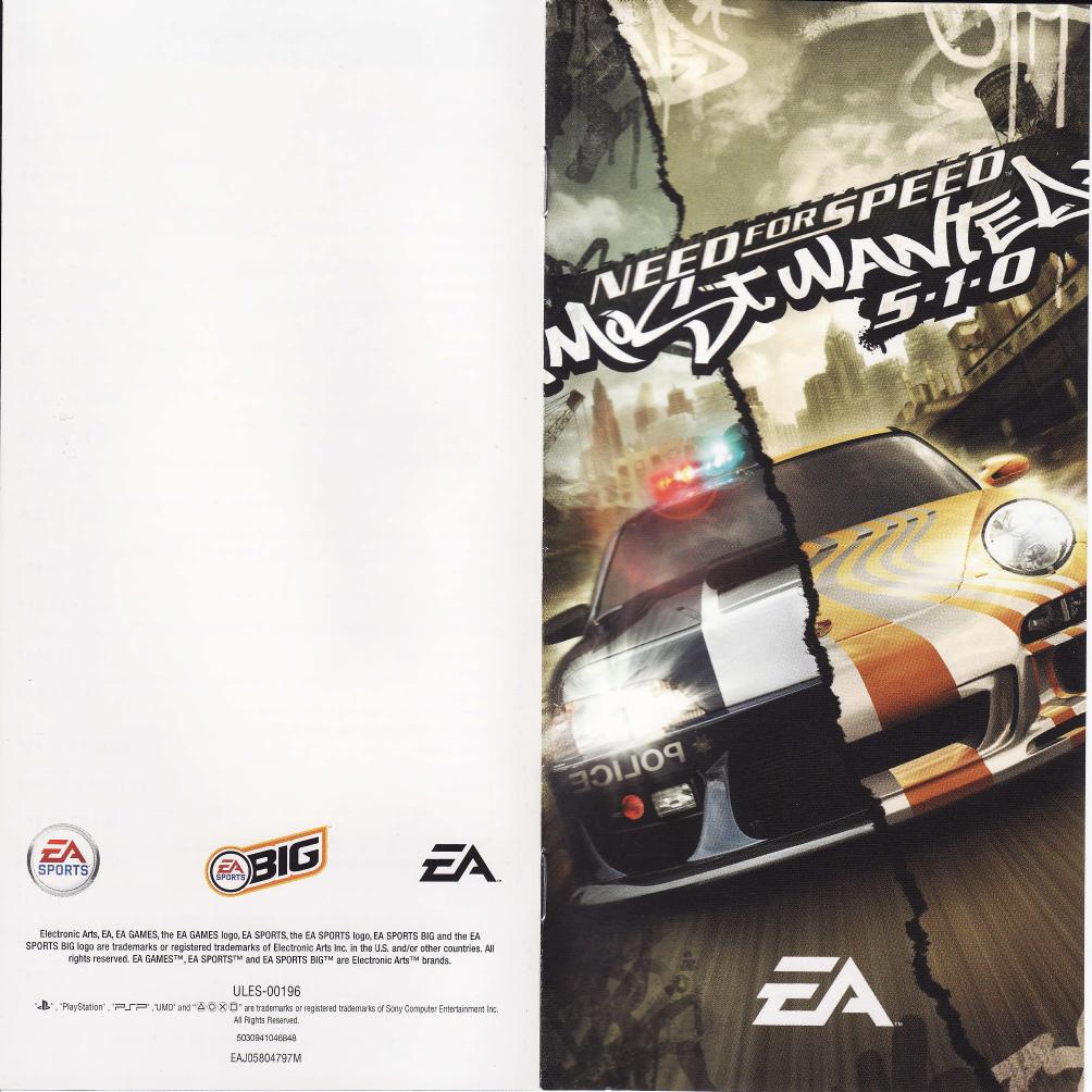 need for speed by most wanted 5-1-0 usa