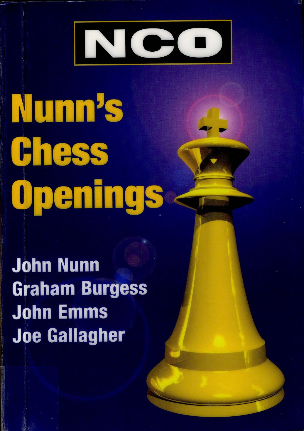 nunns chess openings by Unknown