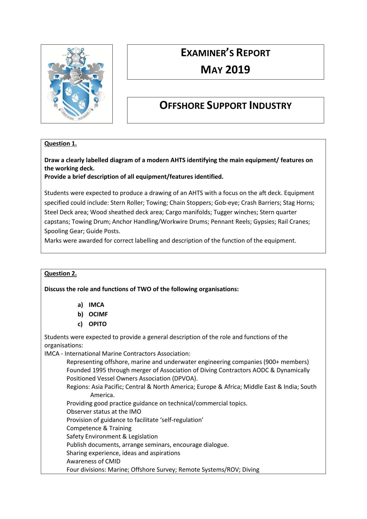 offshore support industry by s.piermattei
