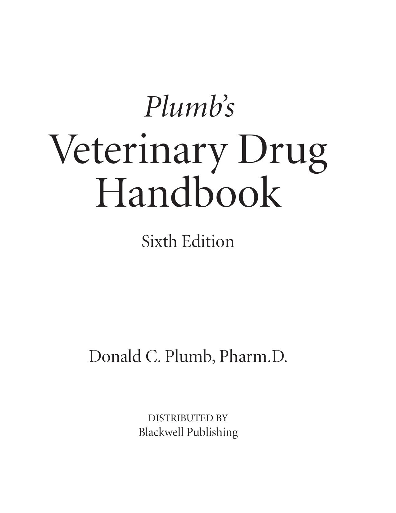 plumb s veterinary drug handbook desk edition.EBOOKOID by Donald Plumb