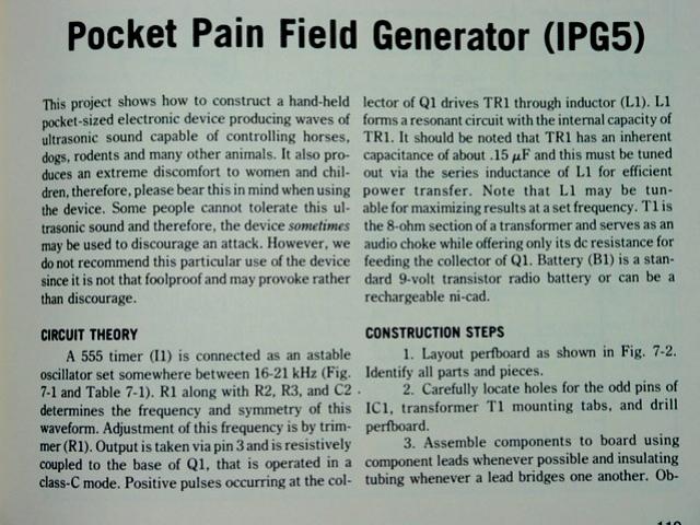 pocket pain field generator by Unknown
