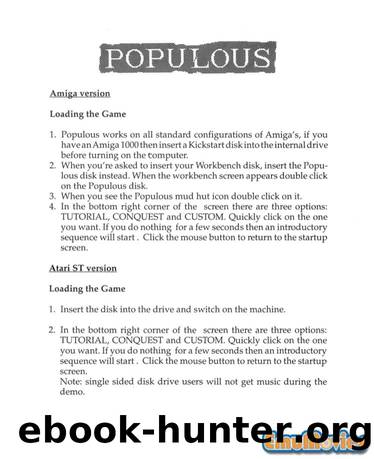 populous by install guide