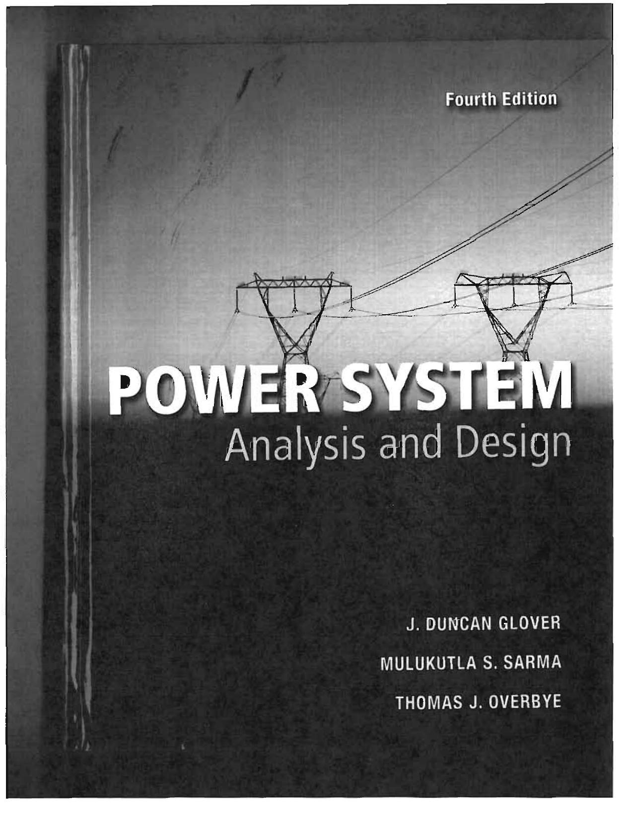 power system analysis and design-4thed by Unknown