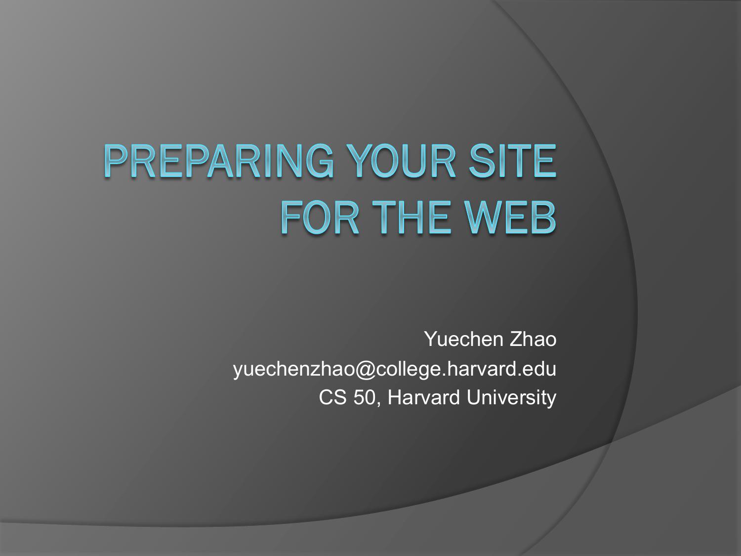 preparing your site by Chris Thayer