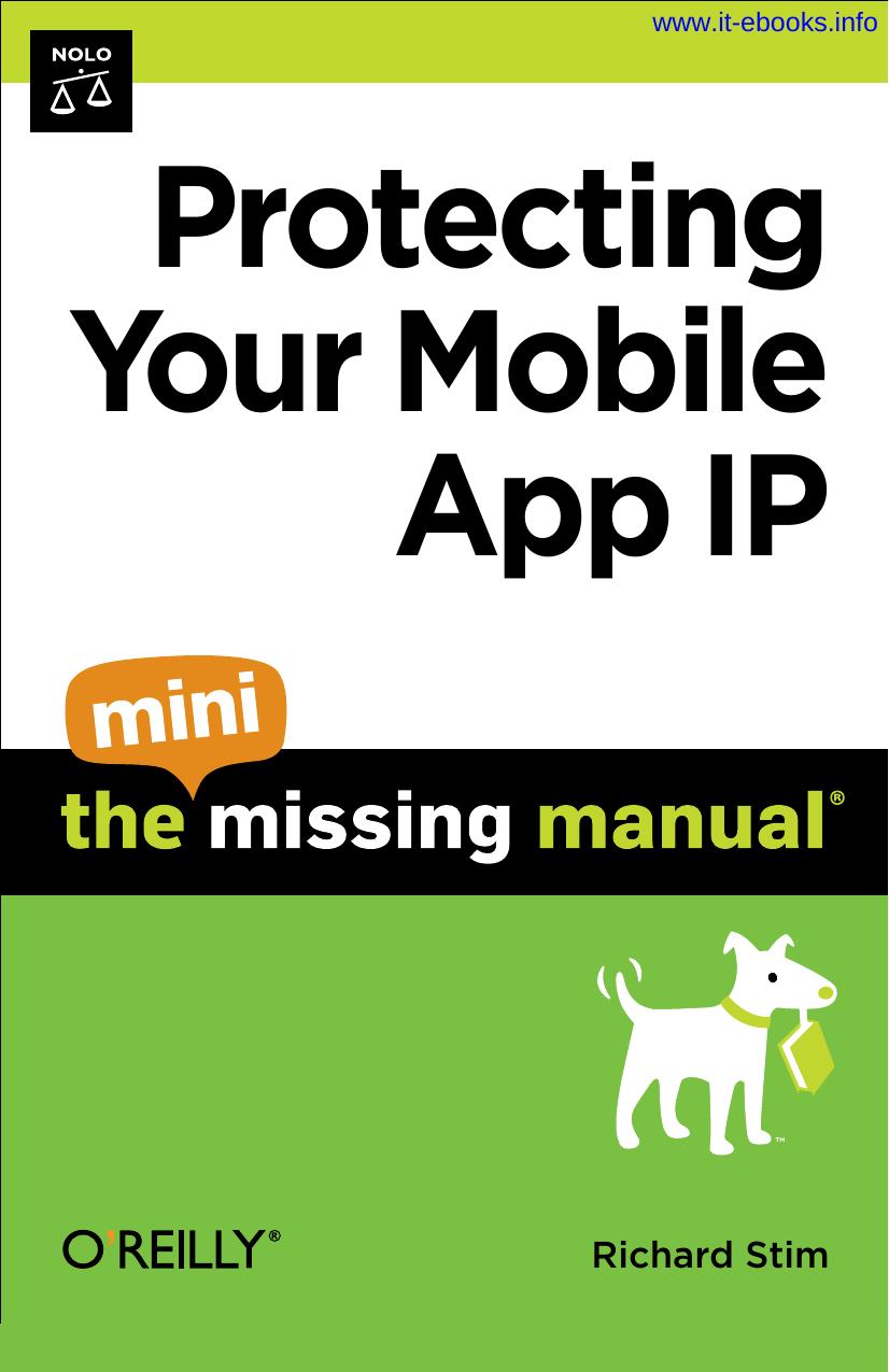 protecting your mobile app ip the mini missing manual by Unknown