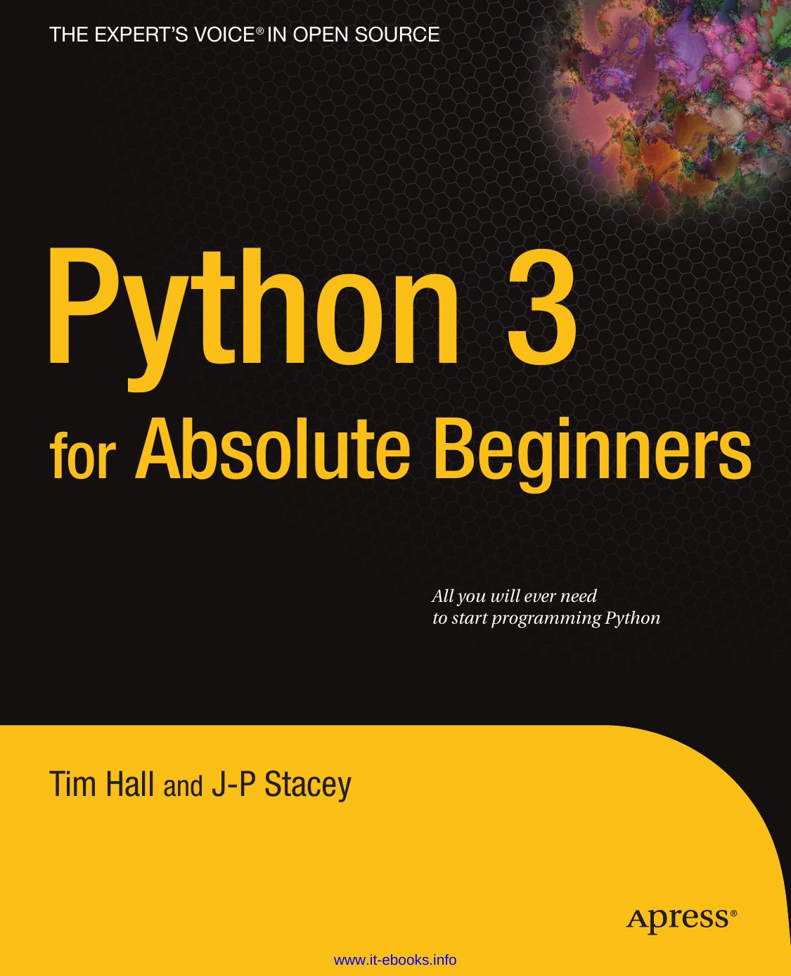 python 3 for absolute beginners by www.it-ebooks.info