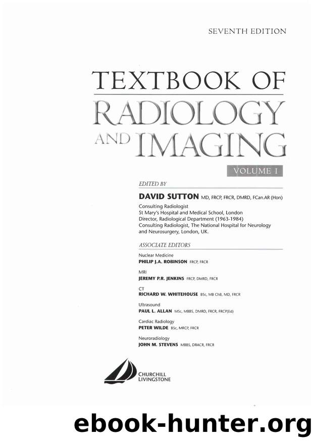 radiology by david sutton