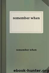 remember when by judith mcnaught