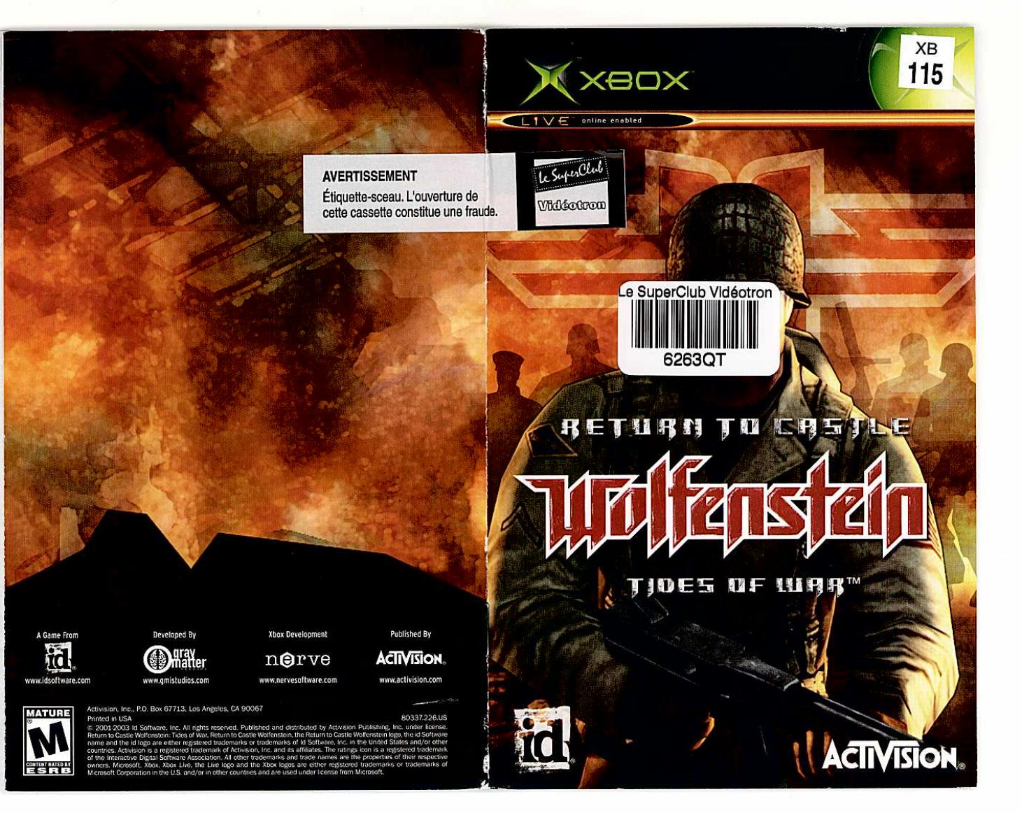 return to castle wolfenstein tides of war usa by Unknown