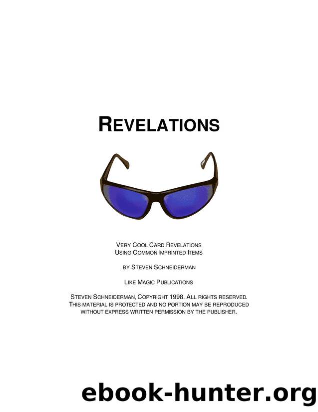 revelations by Revelations