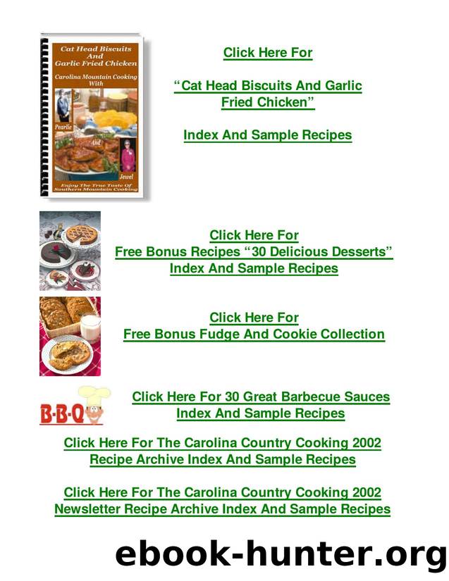 sample cookbook web by Joe Harris