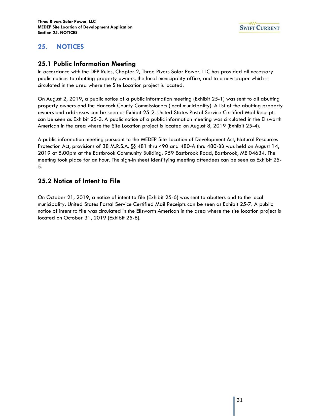 section 25. notices by Lucy Fowler