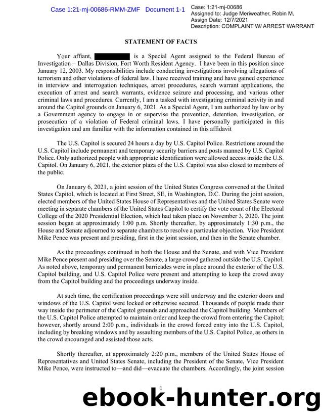 signed Crimminal Complaint Warrant_ Hazard and Denney.pdf by ShedelleDorsett