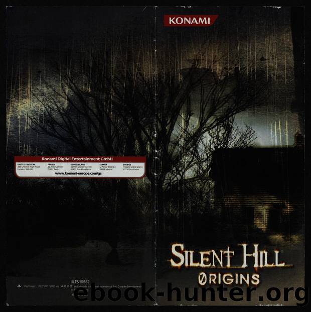 silent hill origins psp ules00869 pal manual by Unknown