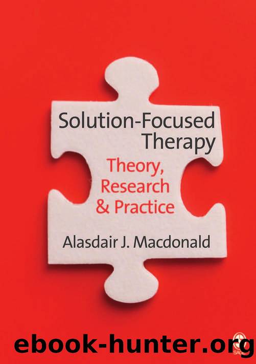 solution-focused therapy by Macdonald Alasdair J