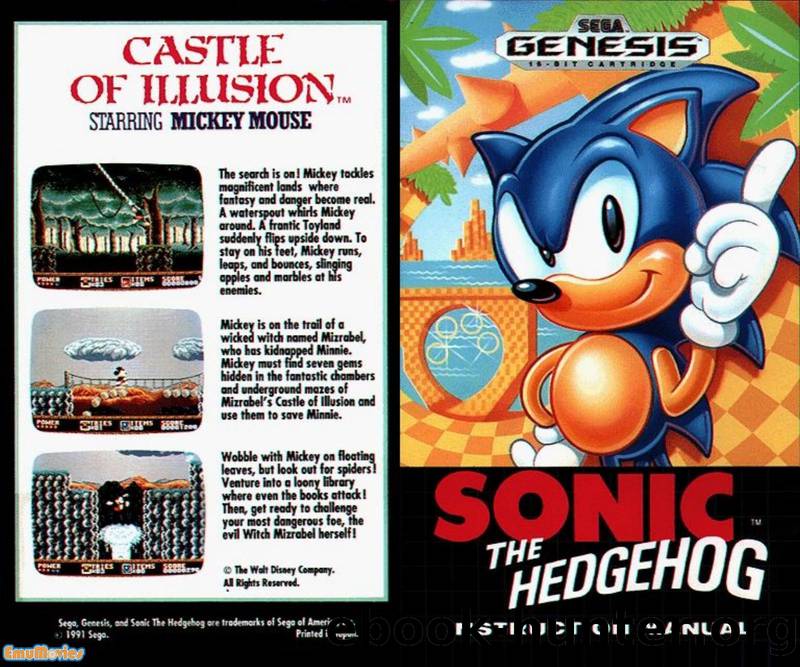 sonic the hedgehog usa europe by Unknown