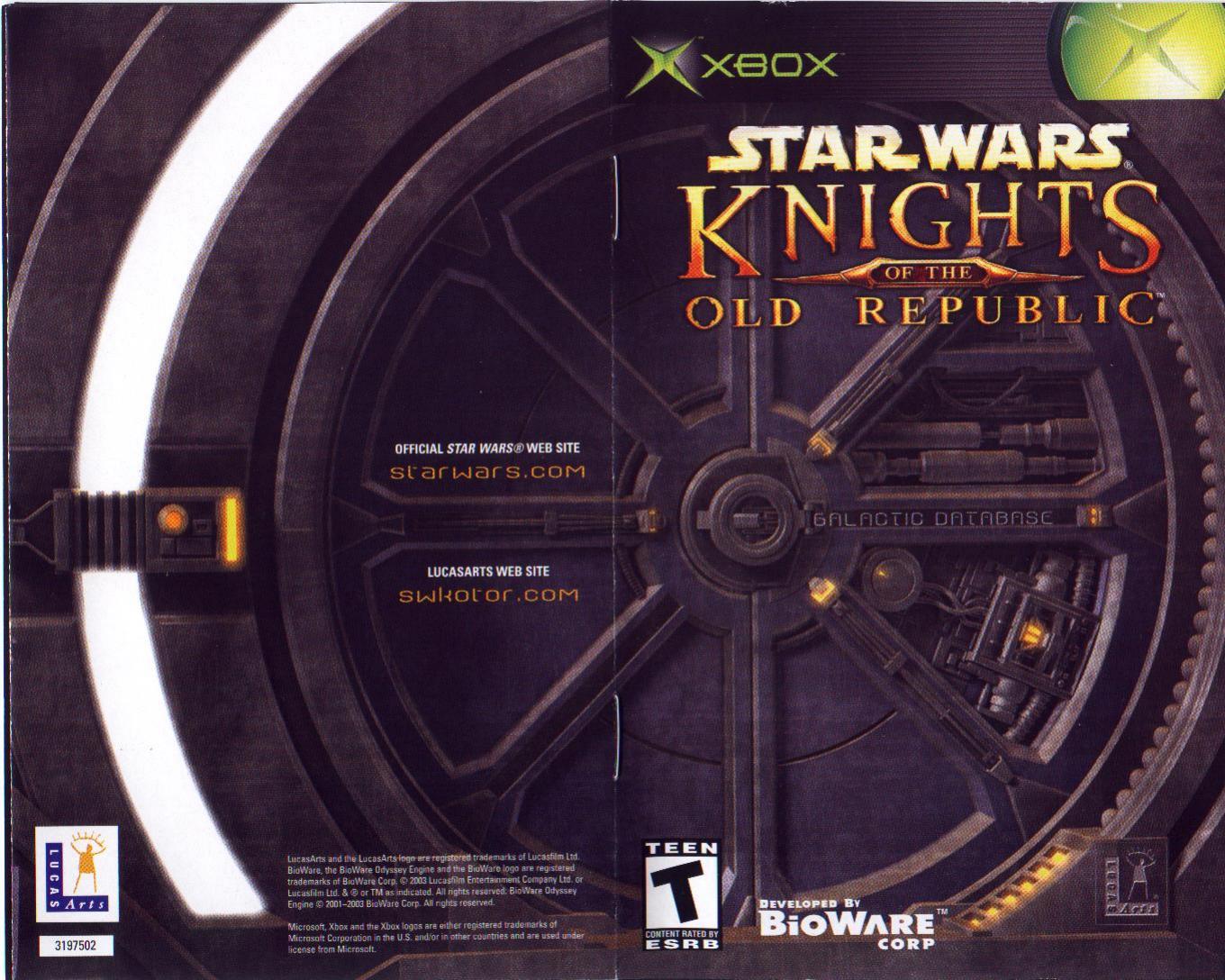 star wars knights of the old republic usa by Unknown