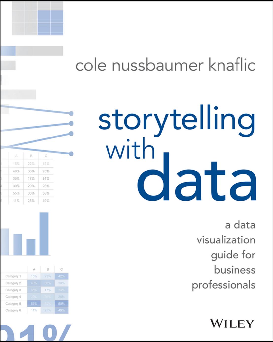 storytelling with data: a data visualization guide for business professionals by cole nussbaumer knaflic