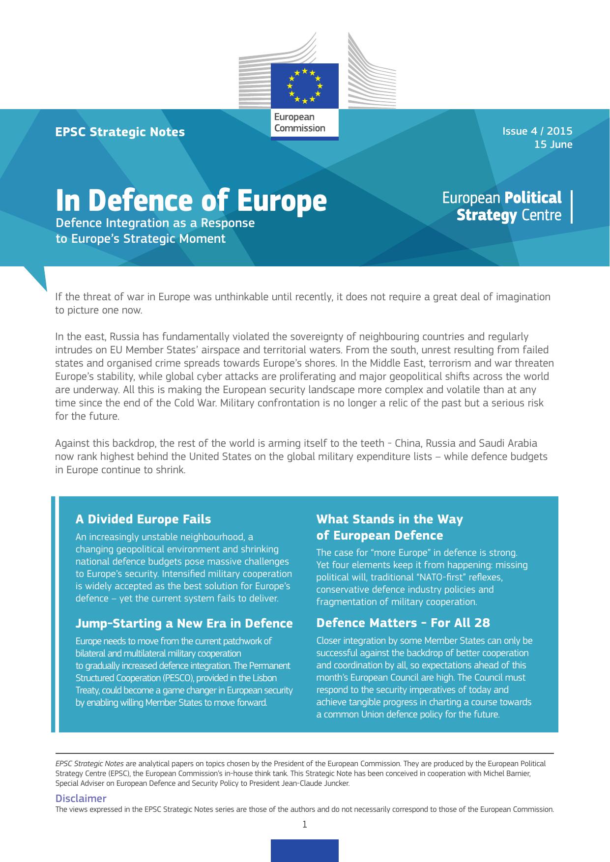 strategic note issue 4 en by Unknown
