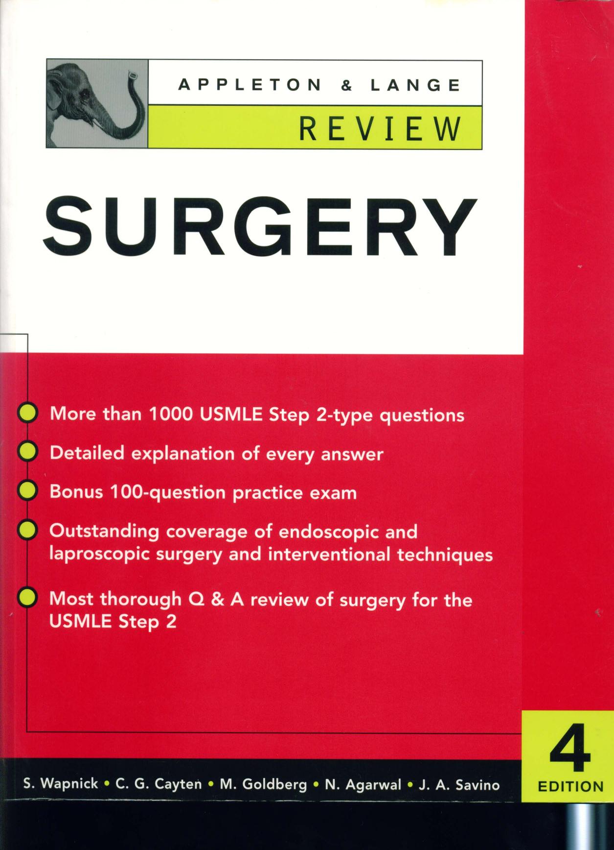 surgery (appleton&lange review) by Wapnik Cayten Goldberg et al