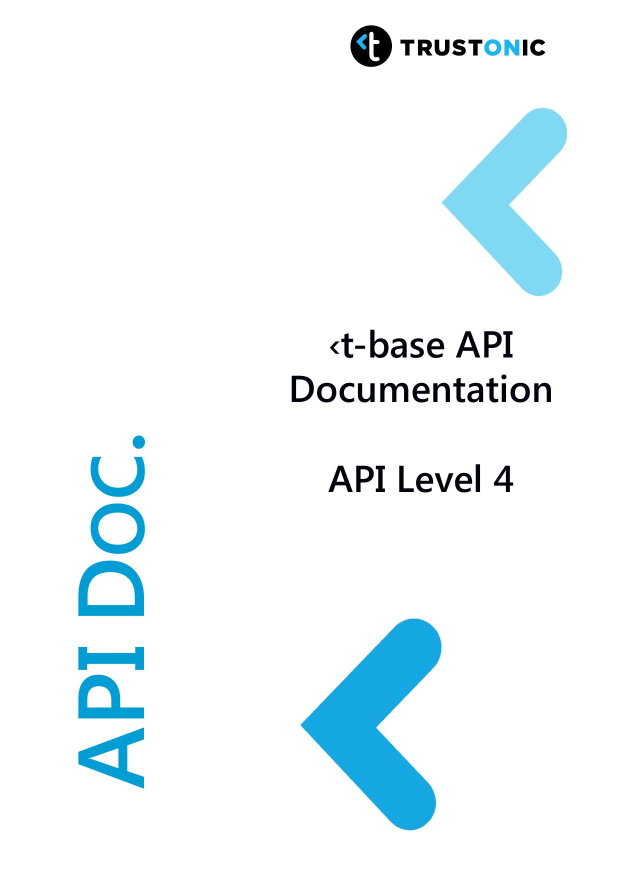 t-base API Documentation by Trustonic