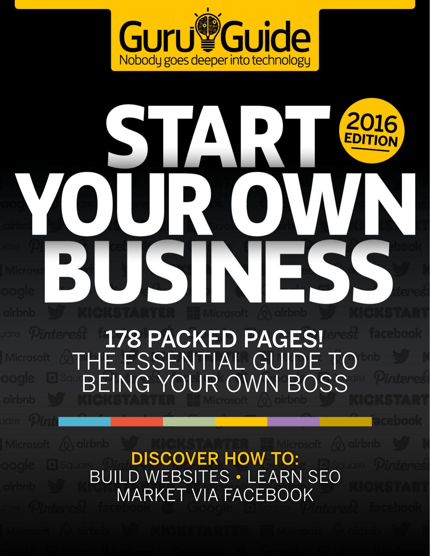tech guru guide start your own business by Graham Barlow