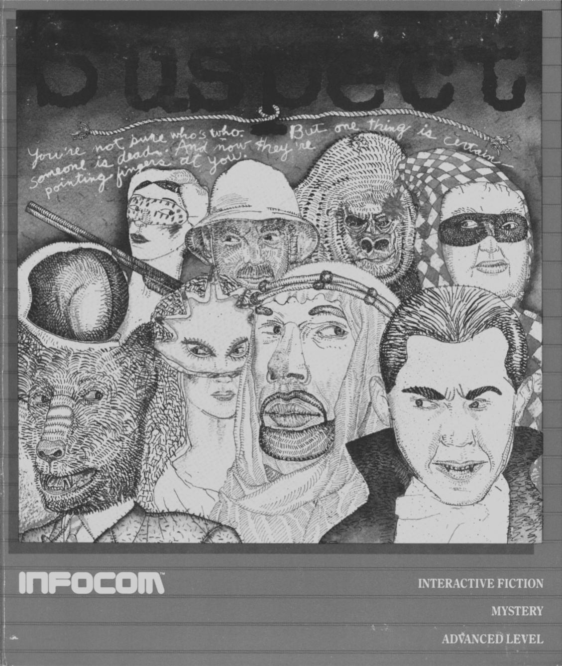 temporary Suspect manual by Infocom