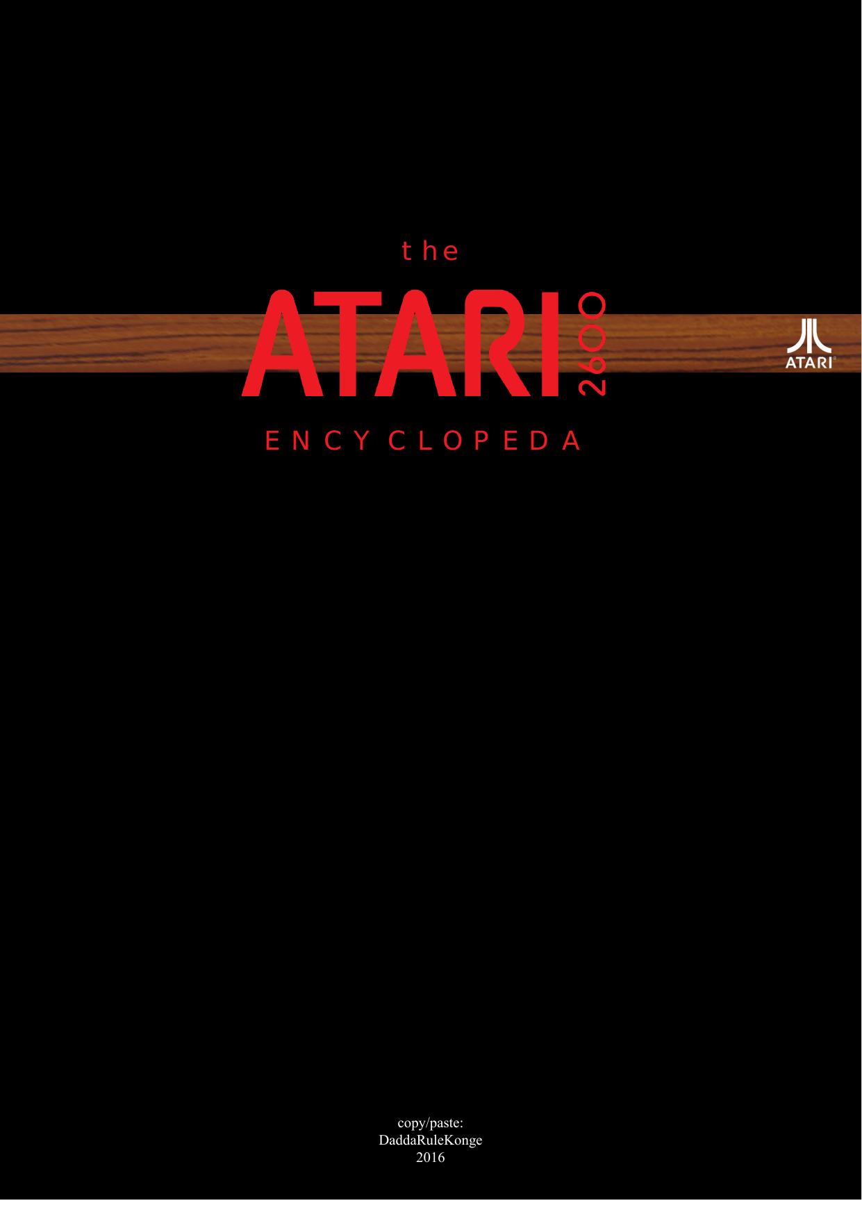the Atari 2600 encyclopedia -v4.2 by Unknown