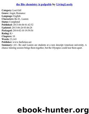 the Bio chemistry is palpable by LivingLucely