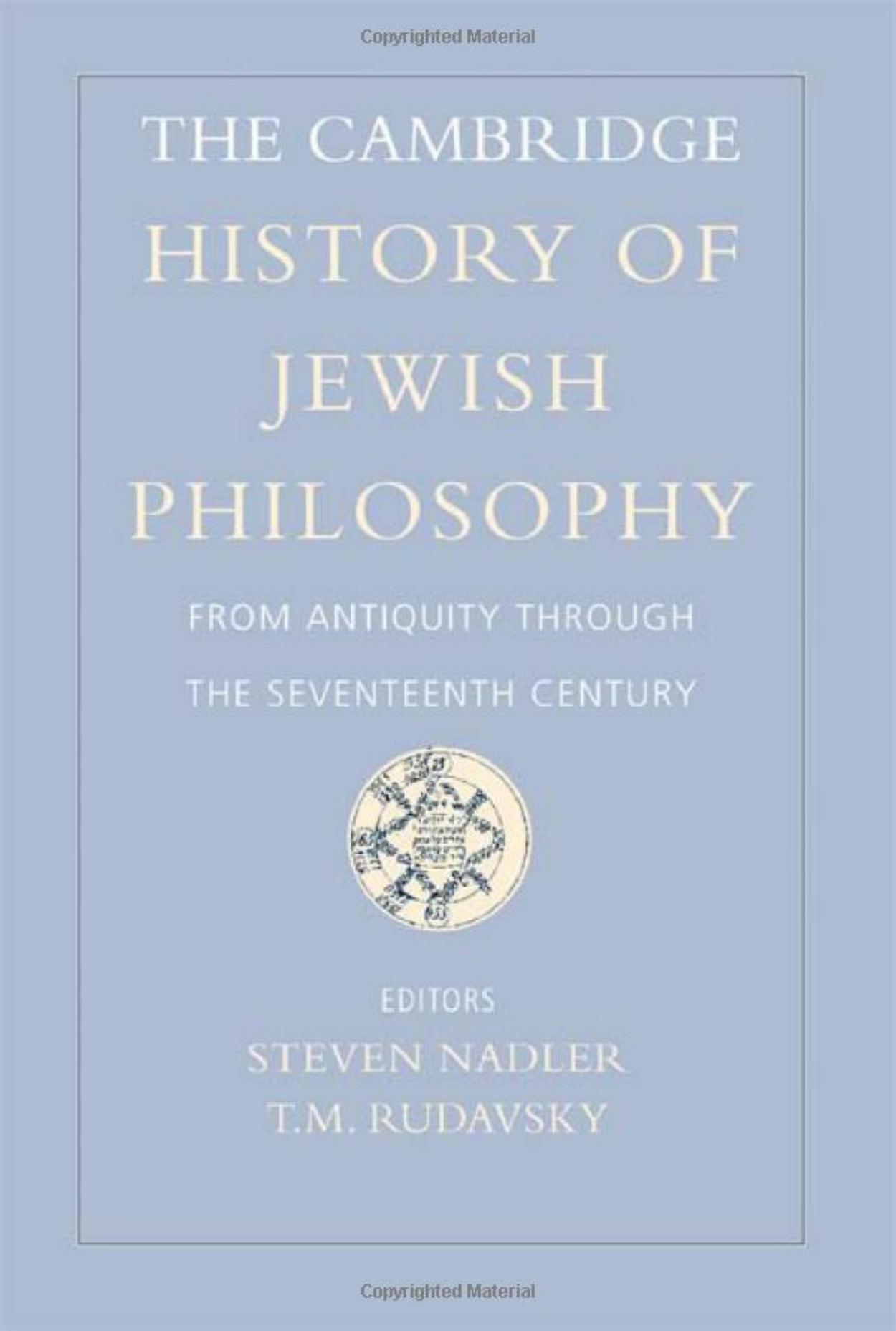 the cambridge history of jewish philosophy by Unknown