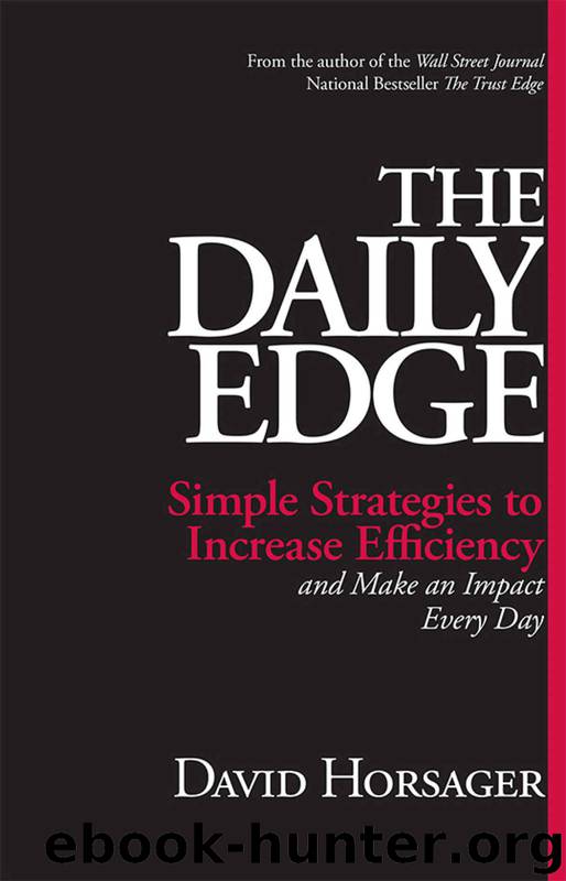 the daily edge by horsager david