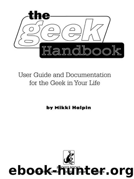 the geek Handbook by Mikki Halpin