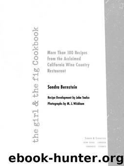 the girl & the fig cookbook by Sondra Bernstein