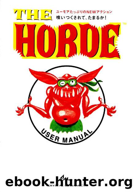 the horde manual by Unknown