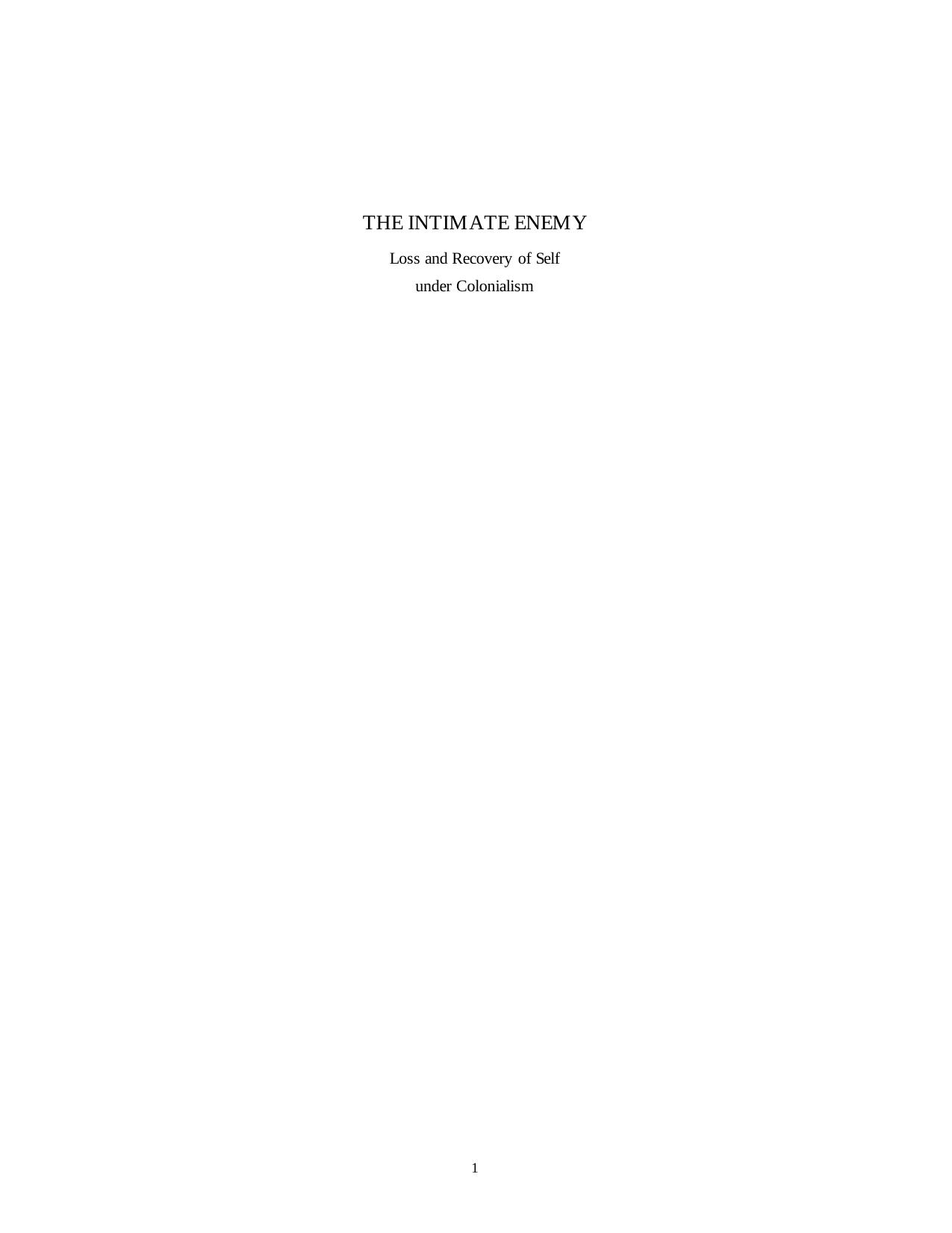 the intimate enemy.PDF by USER1