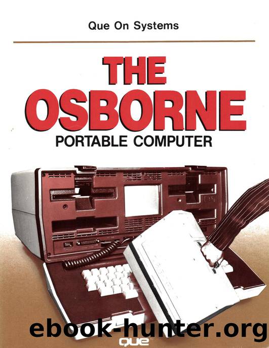 the osborne portable computer by Unknown