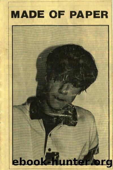 the stone roses - made of paper fanzine issue 1 by thestoneroses.co.uk