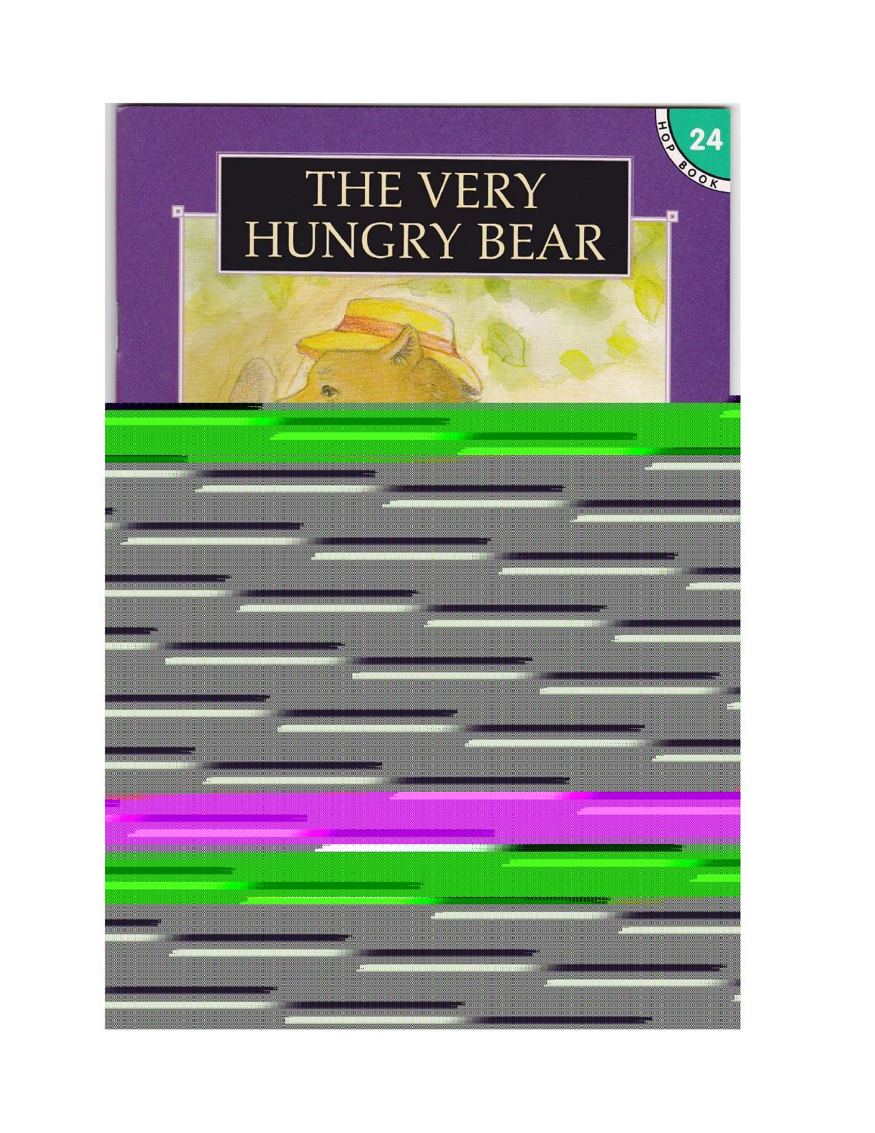 the very hungry bear by Lennard