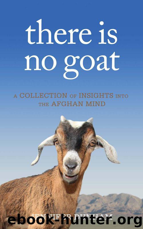 there is no goat by Jennifer Dunham