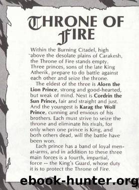 throne of fire europe by Unknown