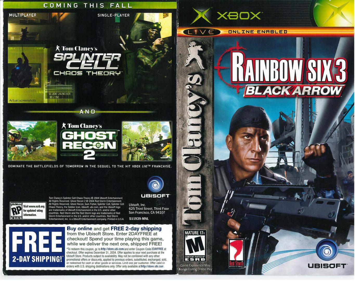 tom clancys rainbow six 3 black arrow usa by Unknown