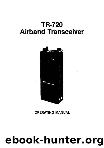 tr720 op manual by Hillier